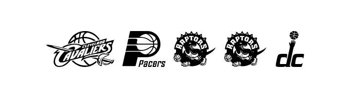 NBA EAST  Free Fonts Download