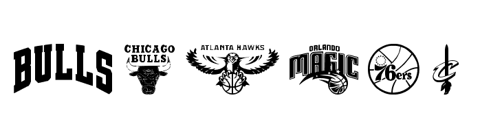NBA EAST  Free Fonts Download