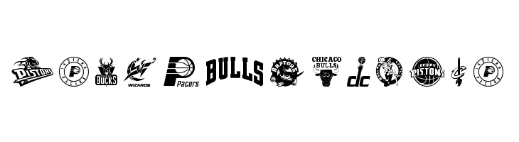 NBA EAST  Free Fonts Download