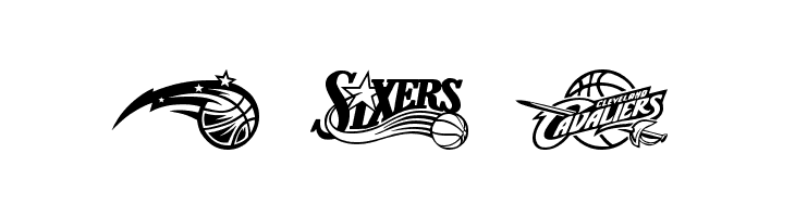 NBA EAST  Free Fonts Download