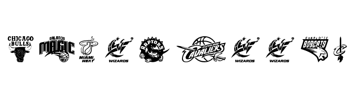 NBA EAST  Free Fonts Download