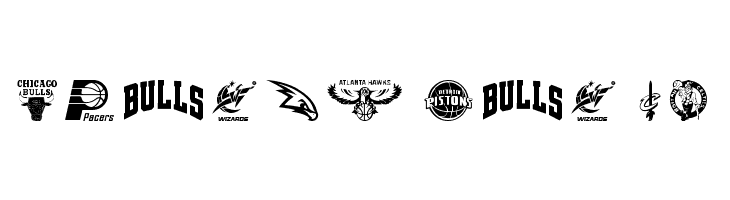 NBA EAST  Free Fonts Download