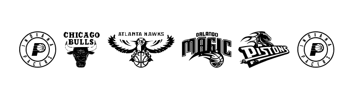 NBA EAST  Free Fonts Download