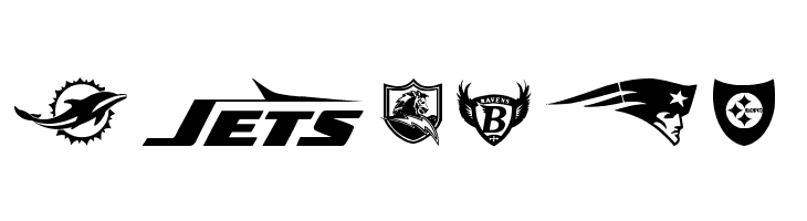 NFL AFC  Free Fonts Download