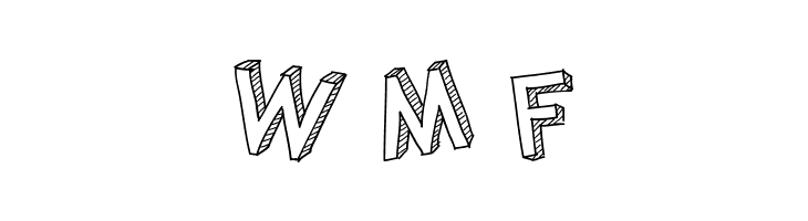 PWShaded  Free Fonts Download