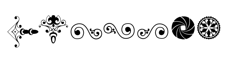 Cornucopia of Ornaments Three  Free Fonts Download