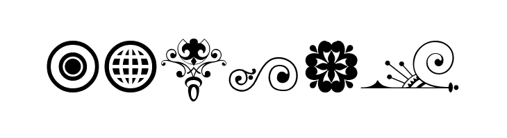 Cornucopia of Ornaments Three  Free Fonts Download