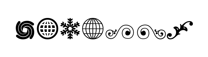 Cornucopia of Ornaments Three  Free Fonts Download