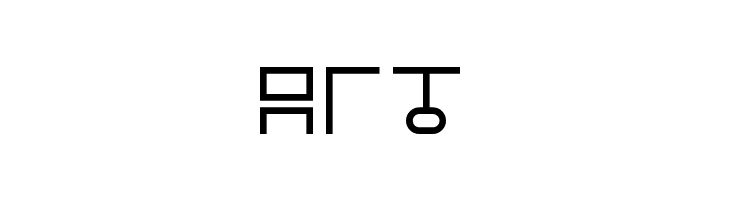Hangeul Simplify Regular  Free Fonts Download