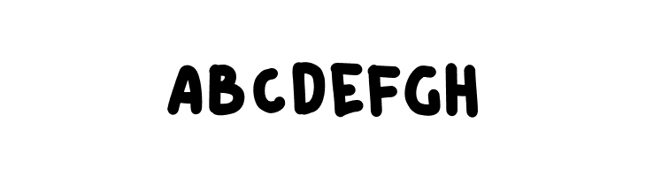 ABCDEFGH Catatan Perjalanan Font