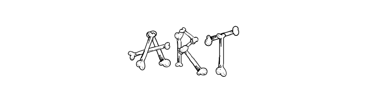 Cartoon Bones  Free Fonts Download