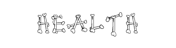 Cartoon Bones  Free Fonts Download