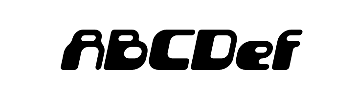 BopGun-Oblique  Free Fonts Download