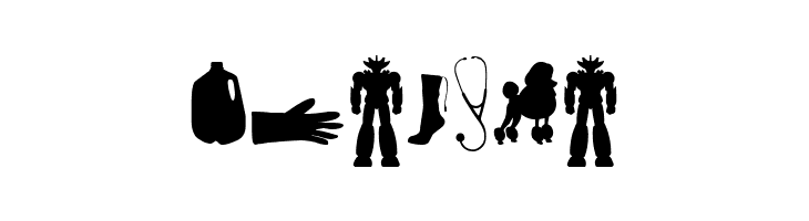 Mixed Silhouettes Free vol 3  Free Fonts Download