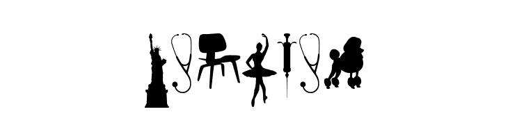 Mixed Silhouettes Free vol 3  Free Fonts Download