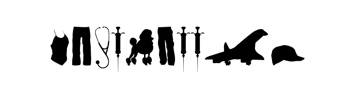 Mixed Silhouettes Free vol 3  Free Fonts Download