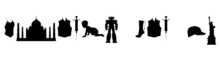Mixed Silhouettes Free vol 3  Free Fonts Download