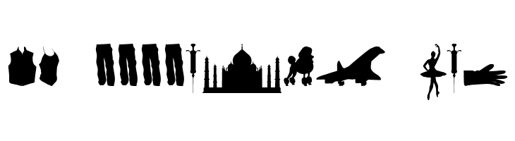 Mixed Silhouettes Free vol 3  Free Fonts Download