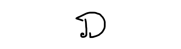 child writing  Free Fonts Download