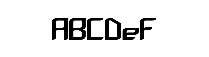 Chemical Reaction A -BRK-  Free Fonts Download