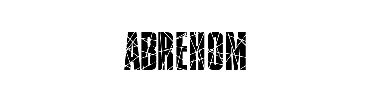 ABREHOM BrokenGlass Font