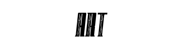 FastBlockFlames  Free Fonts Download