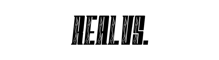 FastBlockFlames  Free Fonts Download