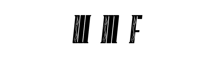 FastBlockFlames  Free Fonts Download