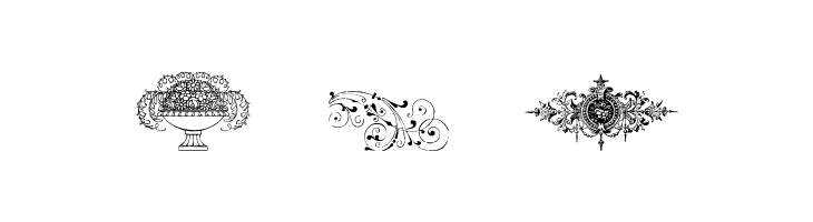Cornucopia of Ornaments Two  Free Fonts Download