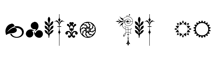 Cornucopia of Ornaments Two  Free Fonts Download