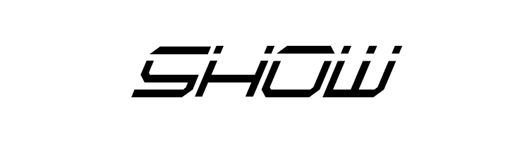 QuickTech Condensed Italic  Free Fonts Download