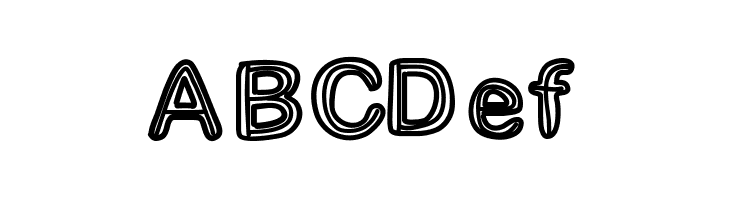 GaelleNumber3  Free Fonts Download