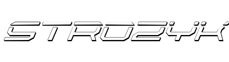 QuickTech Shadow Italic  Free Fonts Download