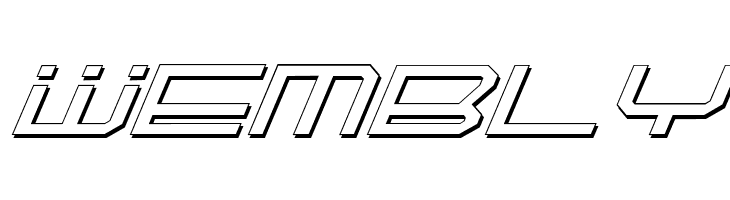 QuickTech Shadow Italic  Free Fonts Download