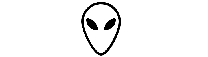 Alien faces St  Free Fonts Download