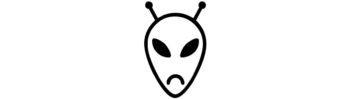 Alien faces St  Free Fonts Download
