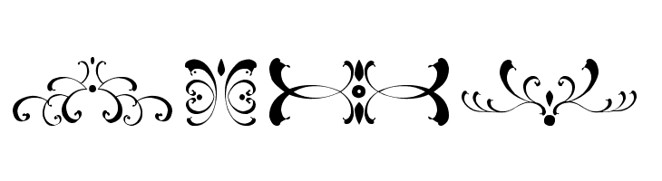 filigrees and ornaments ST  Free Fonts Download