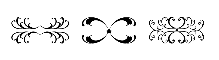 filigrees and ornaments ST  Free Fonts Download