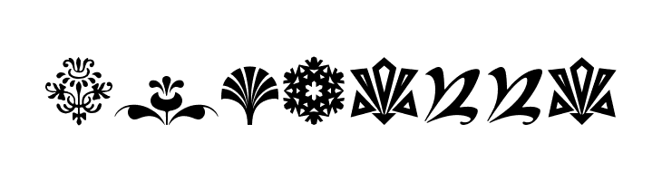 Cornucopia of Ornaments Four  Free Fonts Download