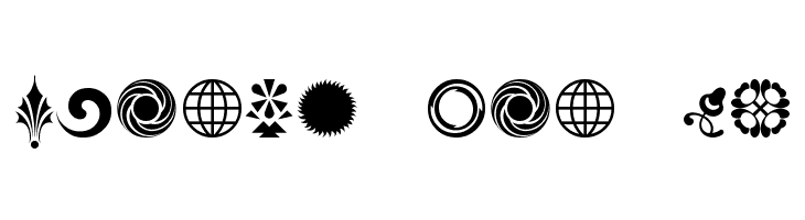 Cornucopia of Ornaments Four  Free Fonts Download