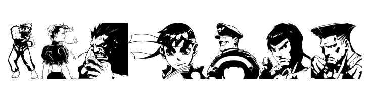 Super Street Fighter Hyper Fonting  Free Fonts Download
