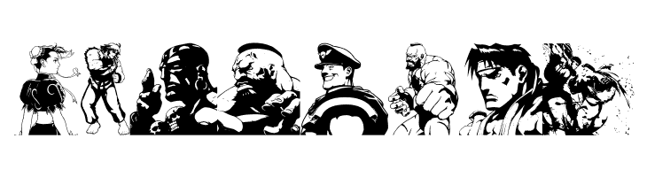 Super Street Fighter Hyper Fonting  Free Fonts Download