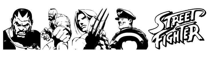 Super Street Fighter Hyper Fonting  Free Fonts Download