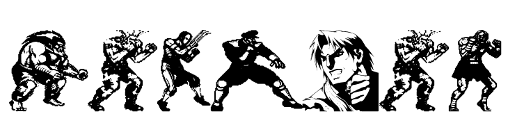 Super Street Fighter Hyper Fonting  Free Fonts Download