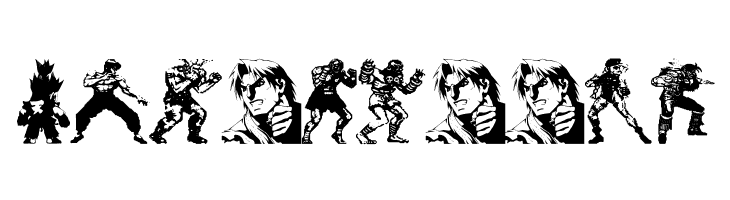 Super Street Fighter Hyper Fonting  Free Fonts Download