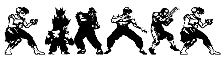 Super Street Fighter Hyper Fonting  Free Fonts Download