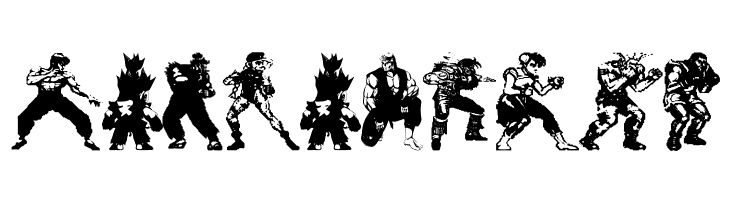 Super Street Fighter Hyper Fonting  Free Fonts Download