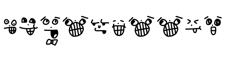 crazy smile  Free Fonts Download