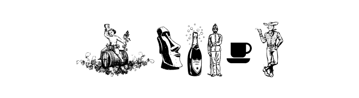 Cornucopia of Dingbats Seven  Free Fonts Download