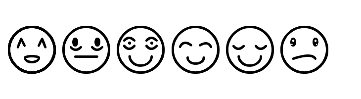 Rostros y emociones  Free Fonts Download